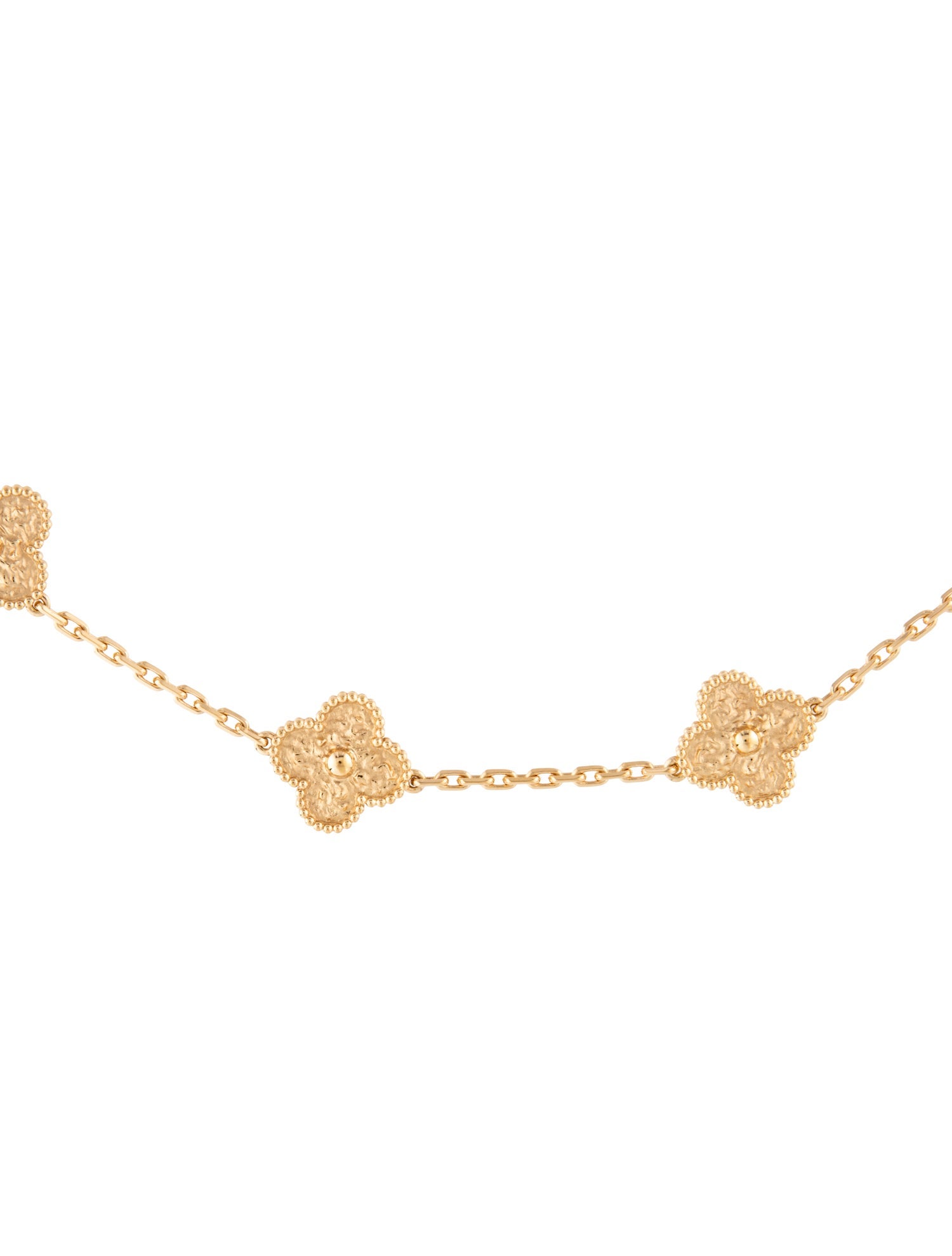 Van Cleef & Arpels Vintage Alhambra Necklace, 10 Motifs