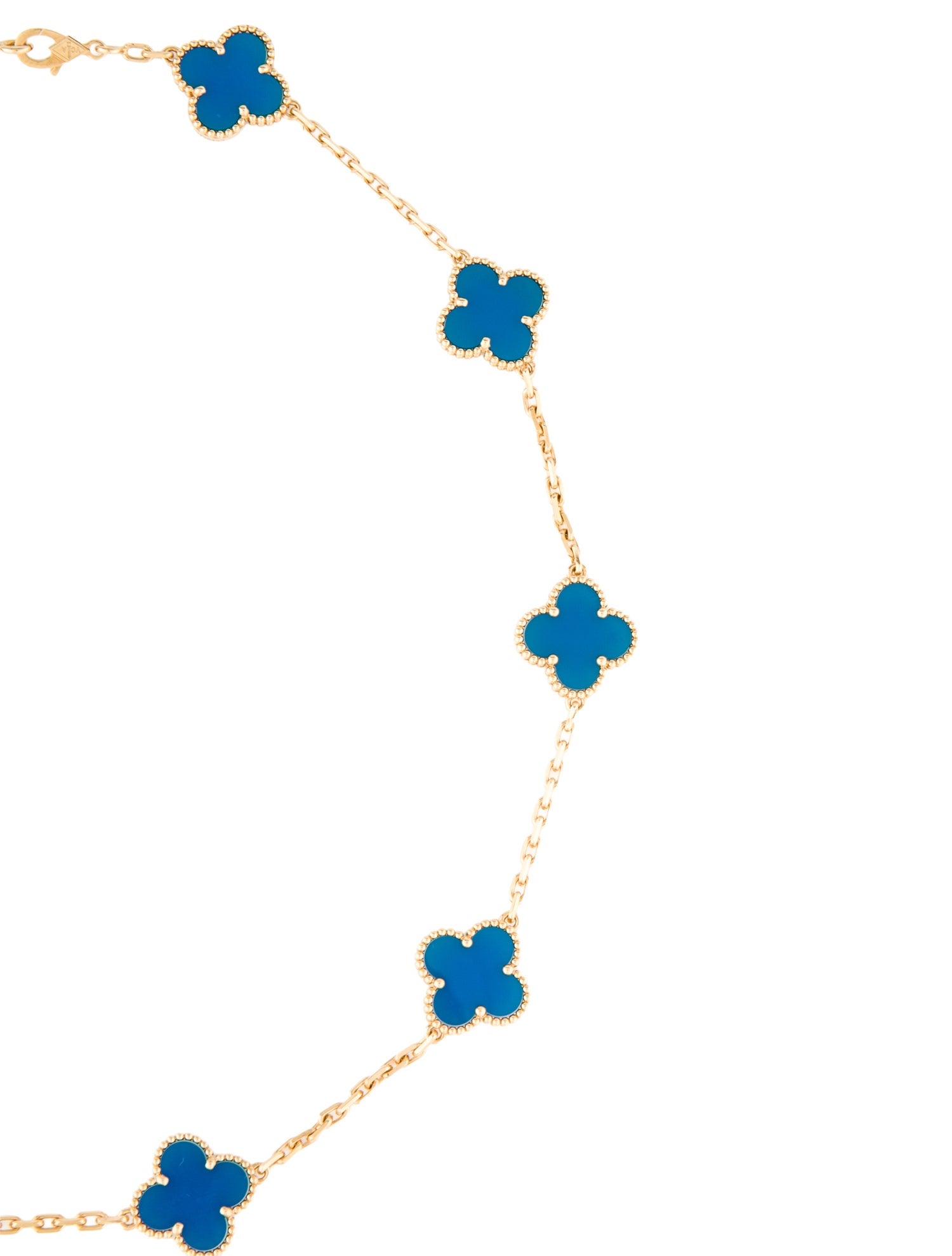 Van Cleef & Arpels Vintage Alhambra Necklace, 10 Motifs