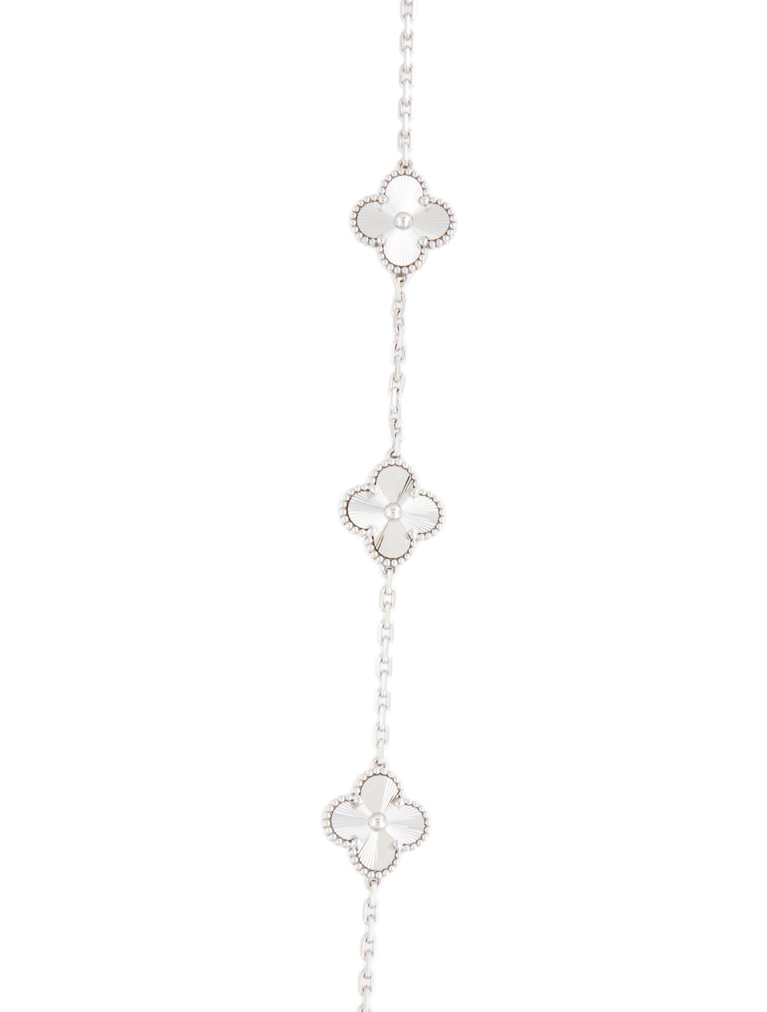 Van Cleef & Arpels Vintage Alhambra Long Necklace, 20 motifs