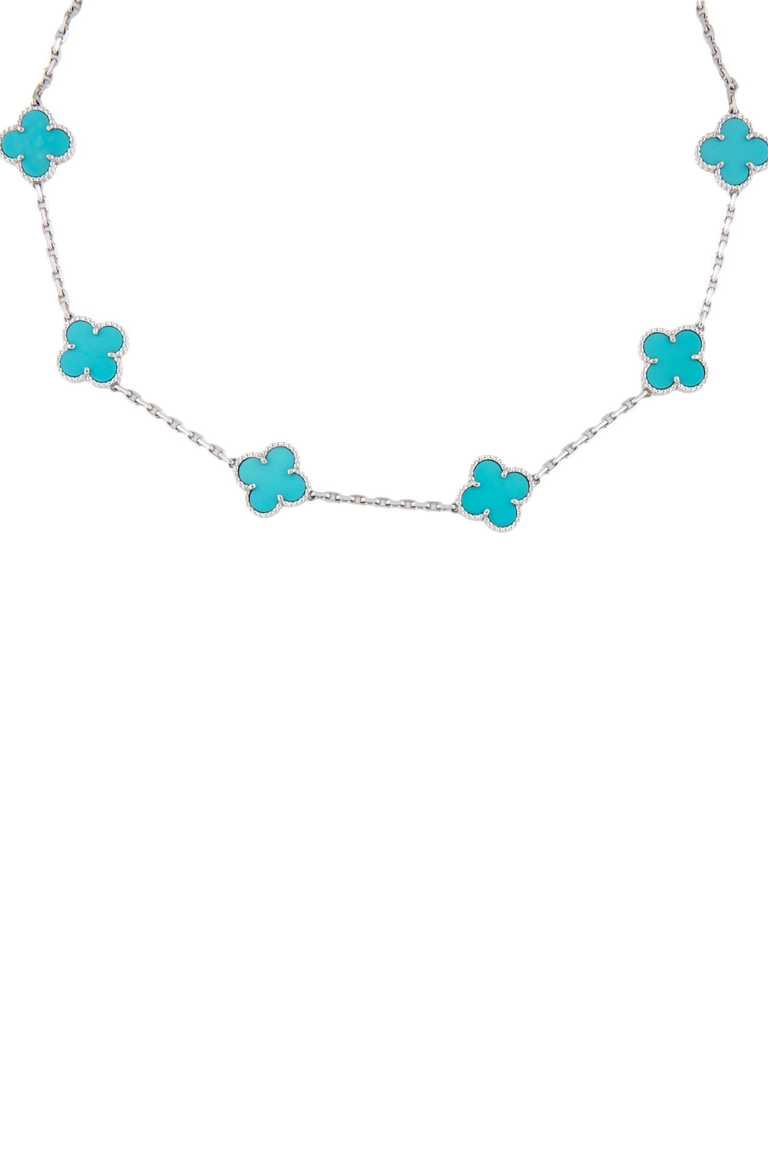 Van Cleef & Arpels Vintage Alhambra Necklace, 10 Motifs