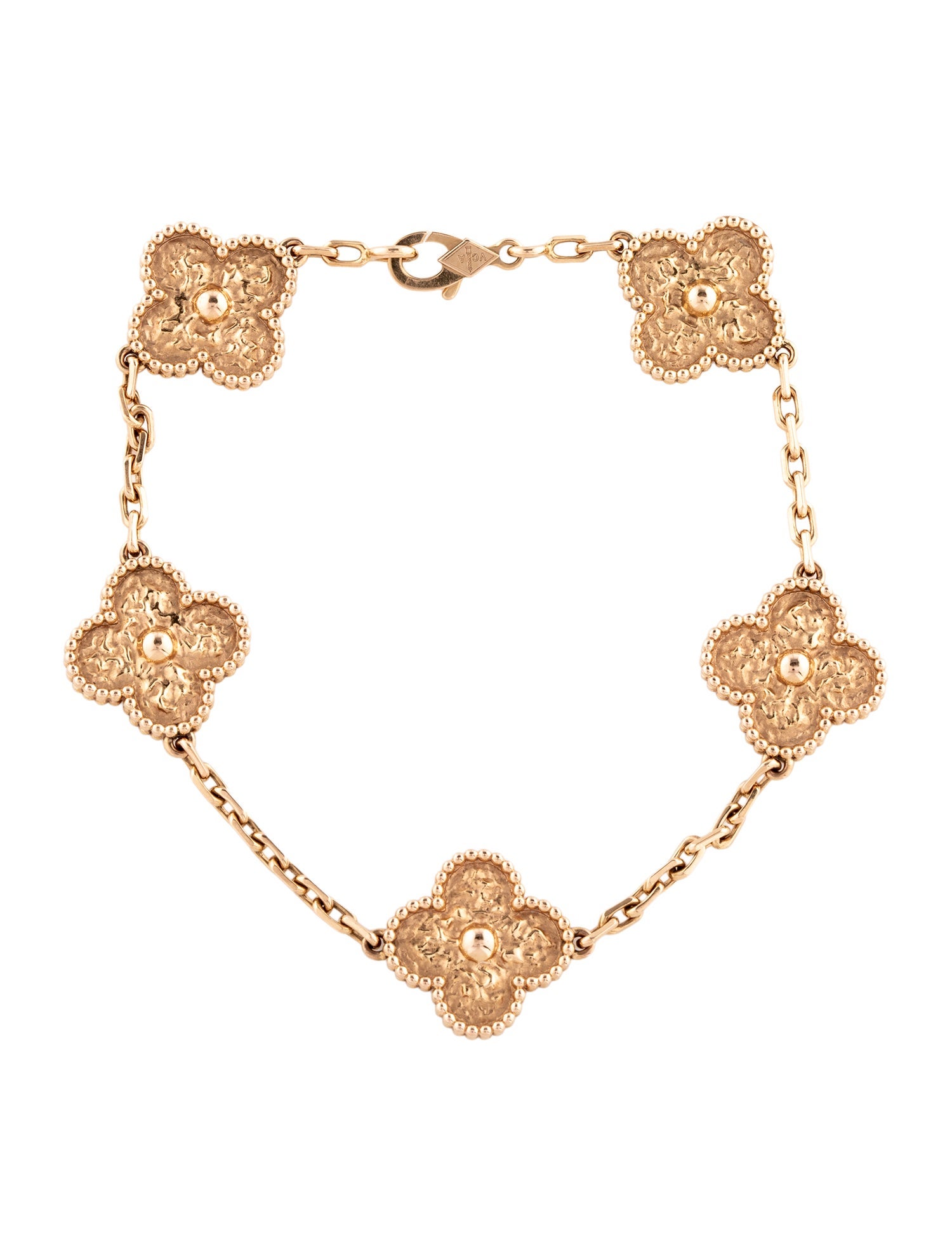 Van Cleef & Arpels Vintage Alhambra 5 Motif Bracelet