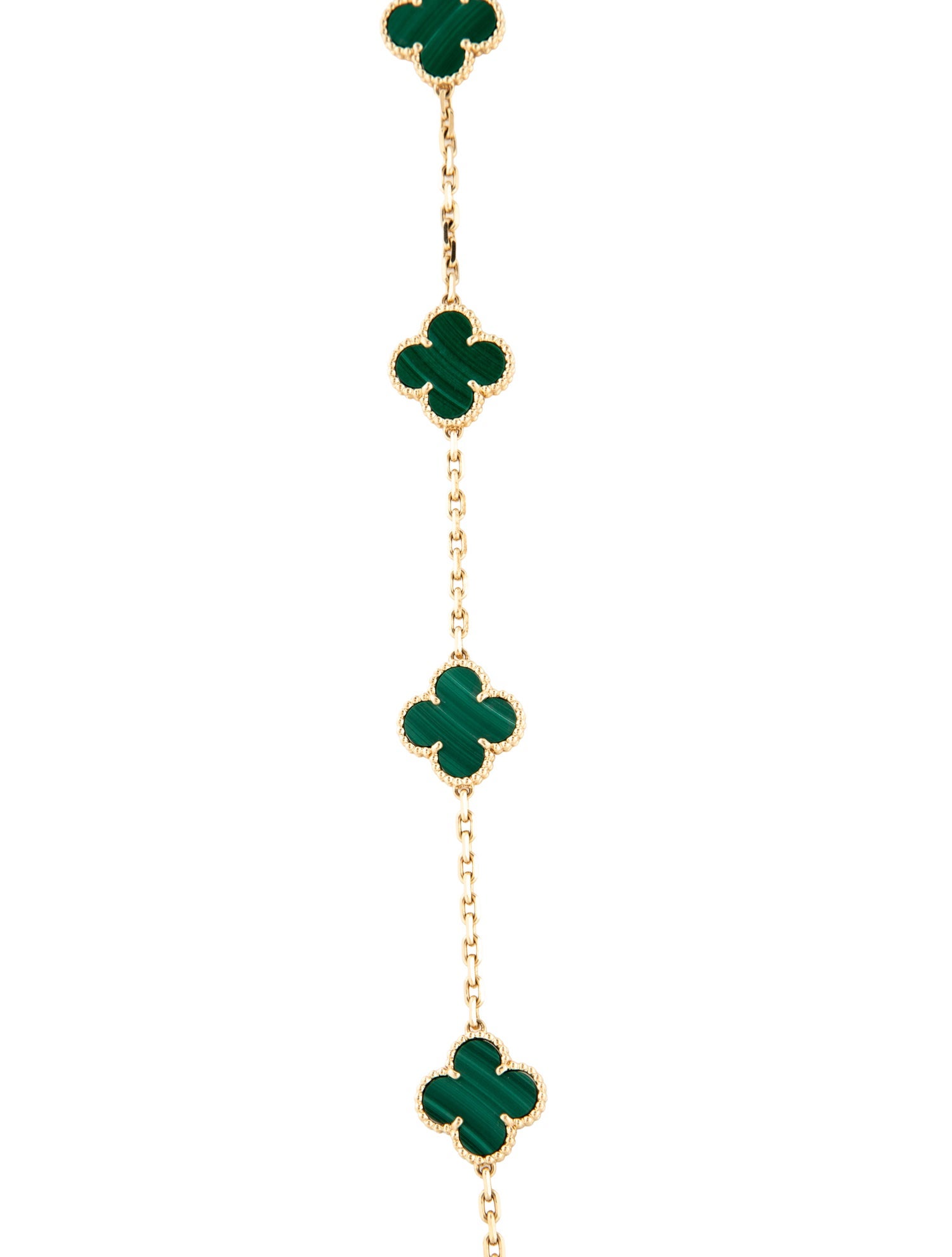 Van Cleef & Arpels Vintage Alhambra 20 Motif Long Necklace