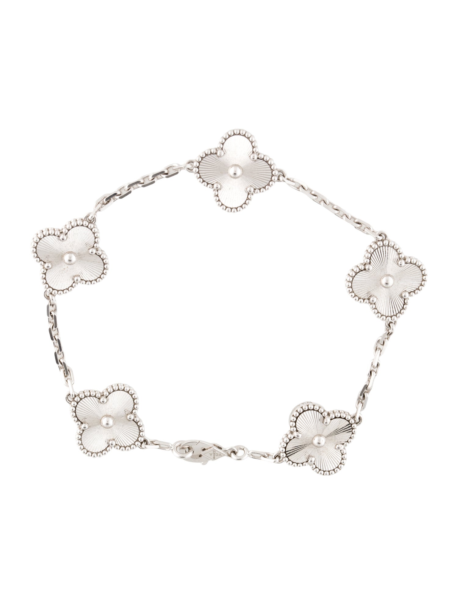 Van Cleef & Arpels Vintage Alhambra Bracelet, 5 Motifs