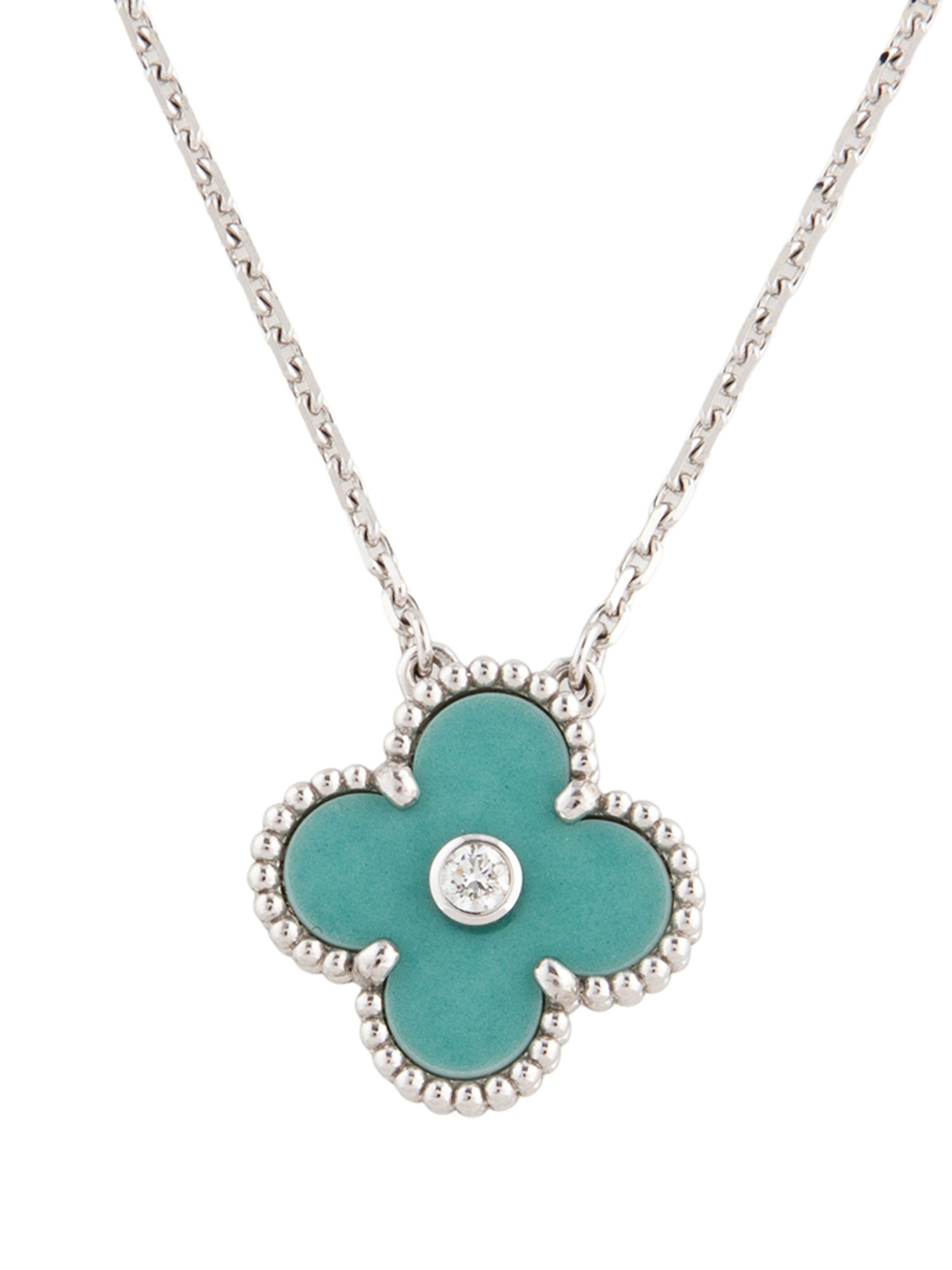 Van Cleef & Arpels 2022 Limited Edition Vintage Alhambra Pendant Necklace
