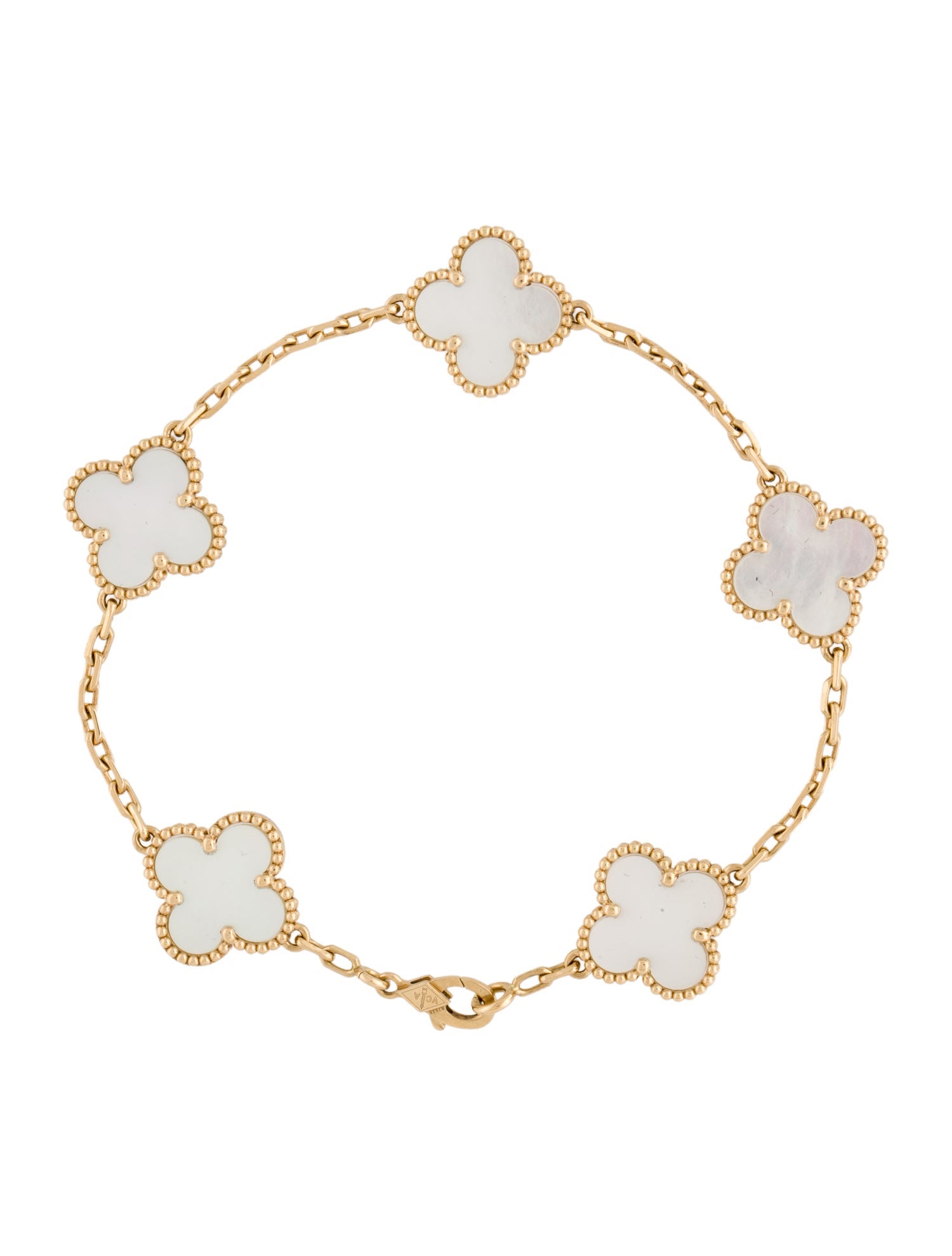 Van Cleef & Arpels Vintage Alhambra Bracelet, 5 Motifs