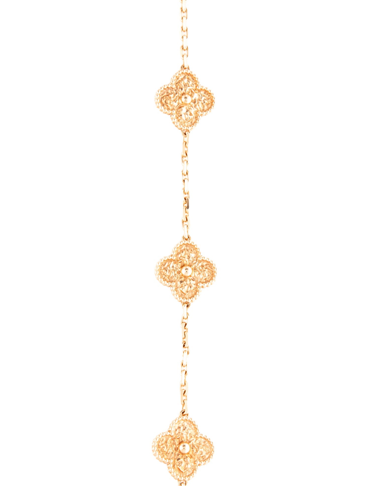 Van Cleef & Arpels Vintage Alhambra Long Necklace, 20 motifs