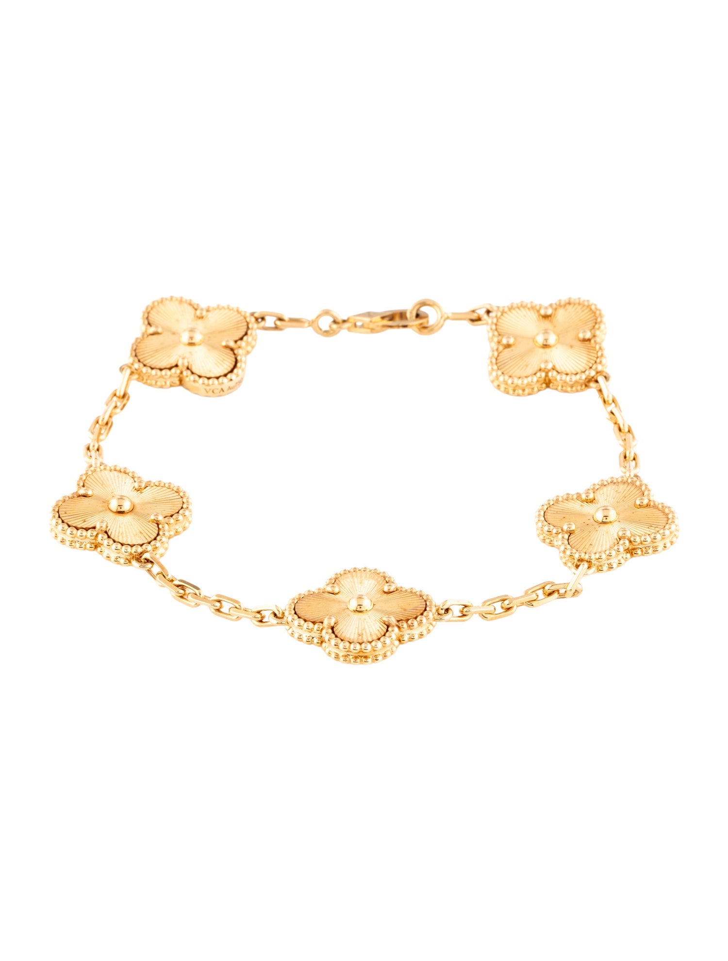 Van Cleef & Arpels Rock Crystal Vintage Alhambra Bracelet, 5