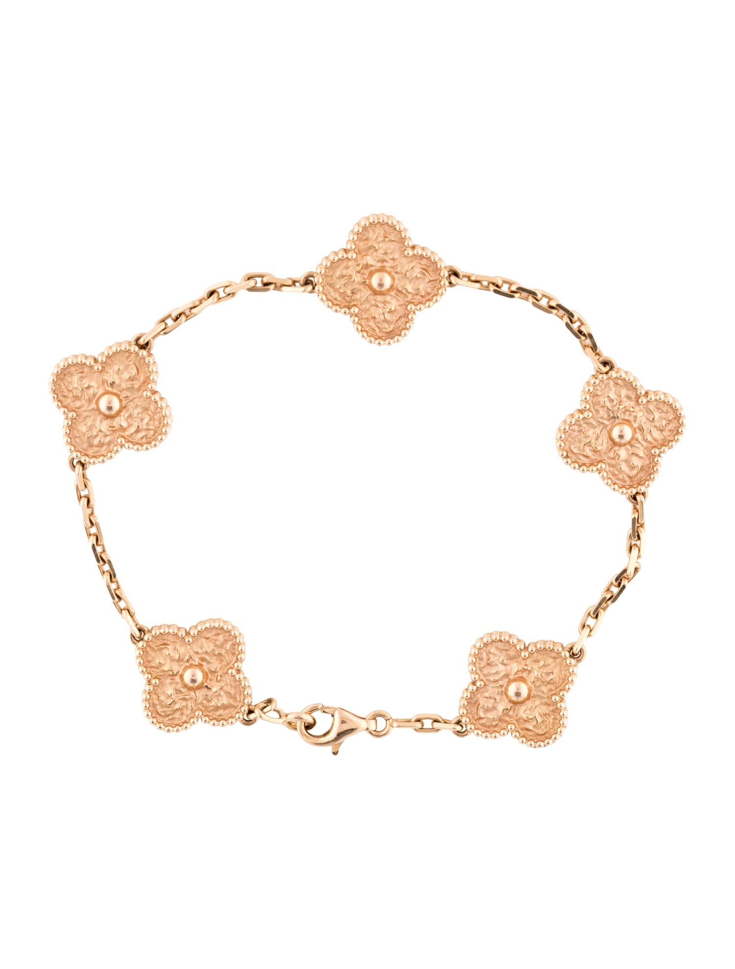Van Cleef & Arpels Vintage Alhambra Bracelet, 5 Motif