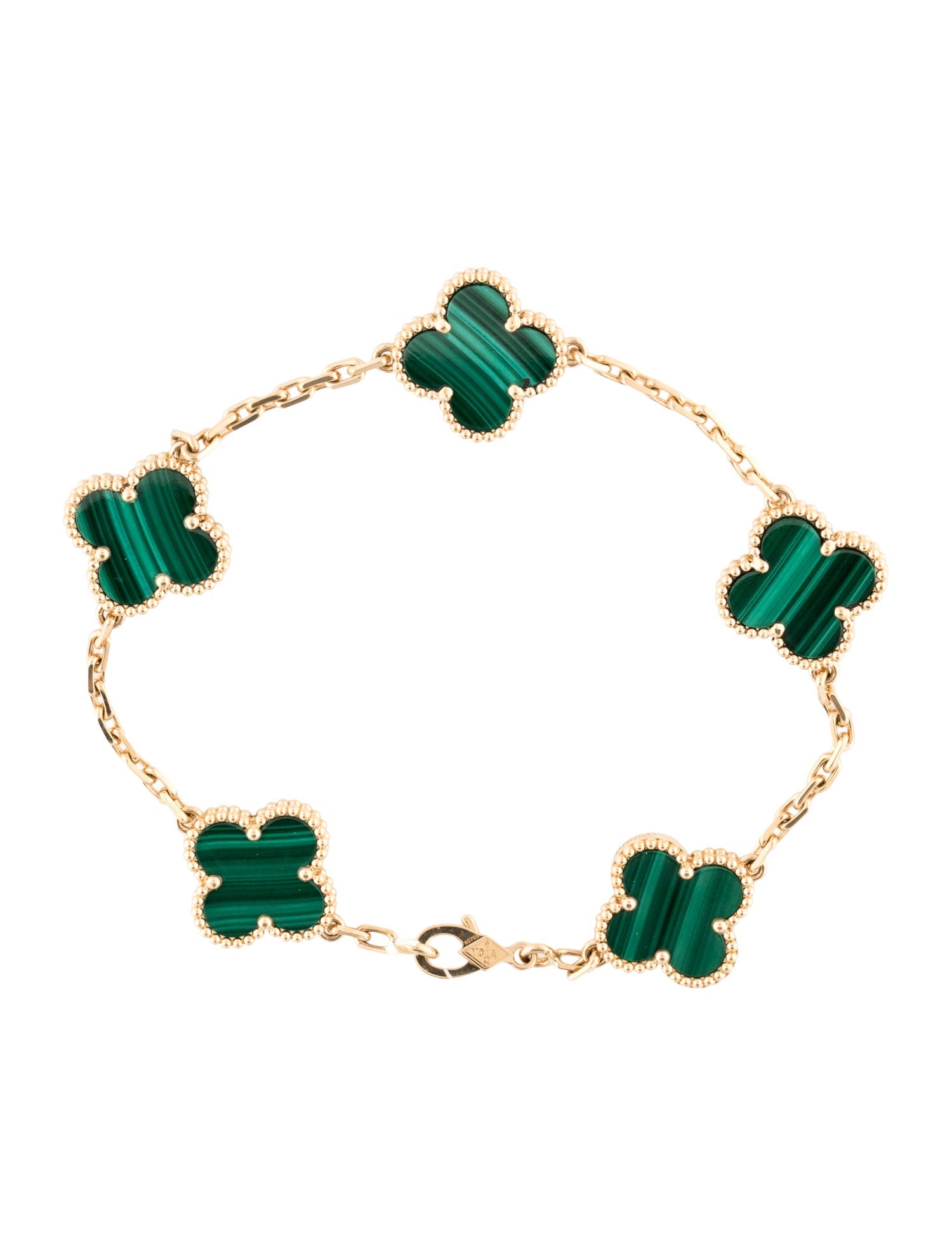 Van Cleef & Arpels Vintage Alhambra Bracelet, 5 Motifs