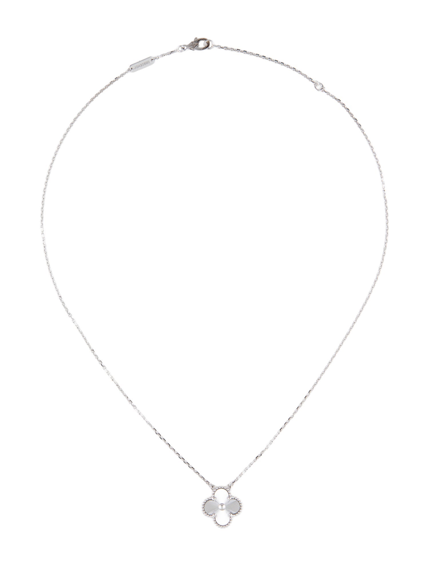 Van Cleef & Arpels Vintage Alhambra Pendant Necklace