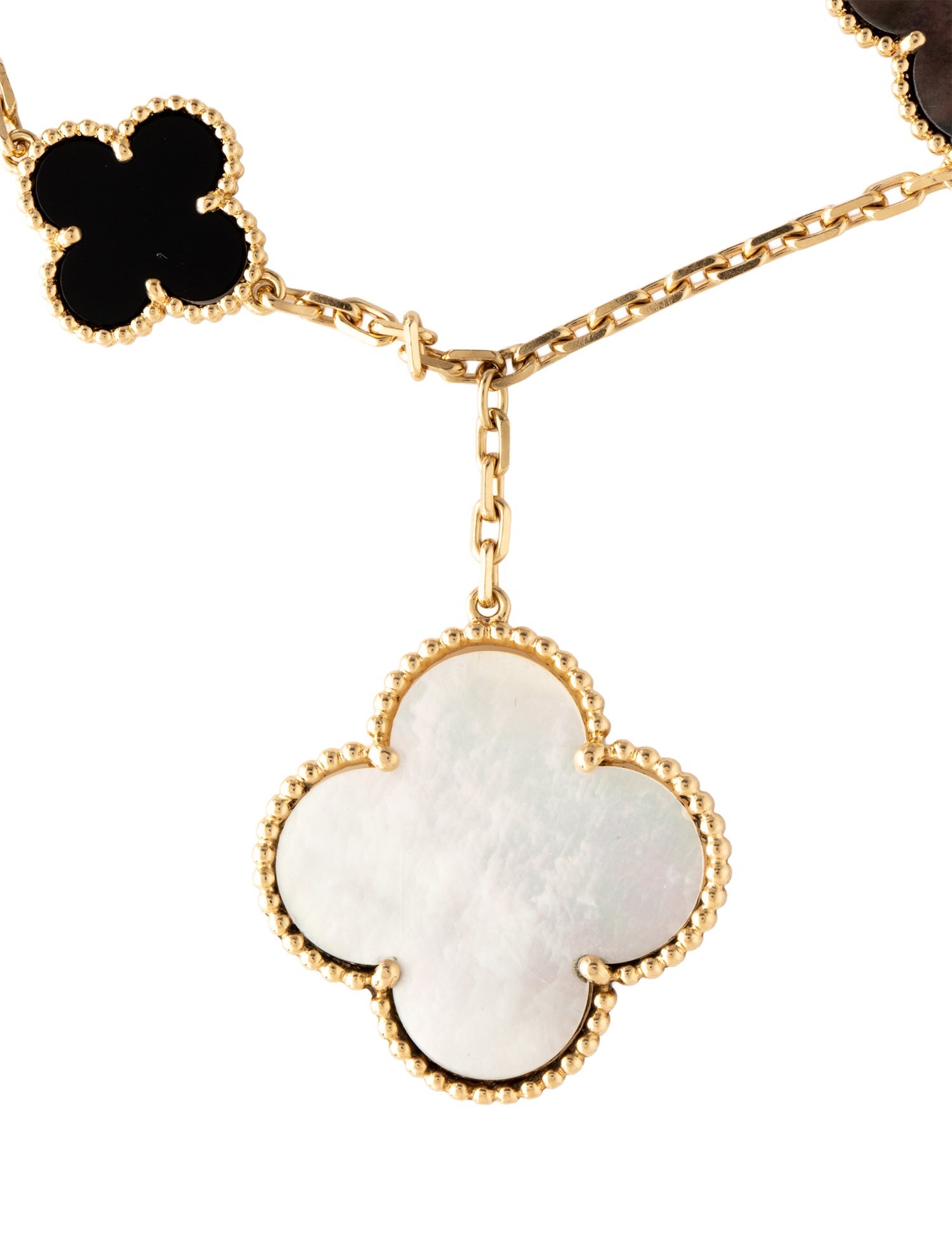 Van Cleef & Arpels Mother of Pearl Magic Alhambra 5 Motif Bracelet