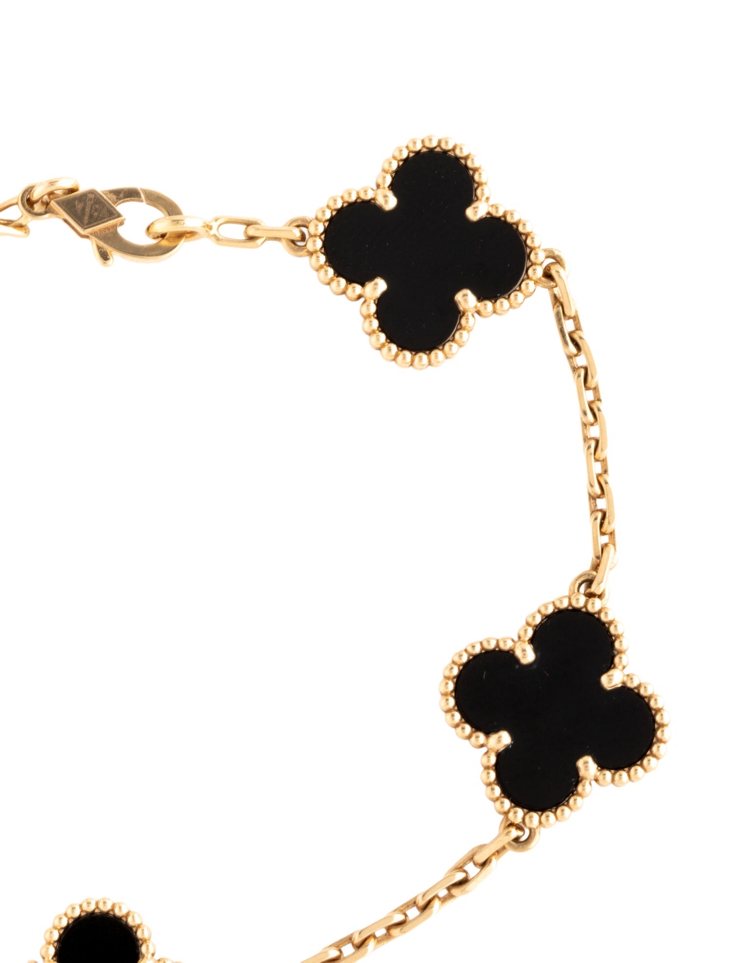 Van Cleef & Arpels Vintage Alhambra Bracelet, 5 Motifs