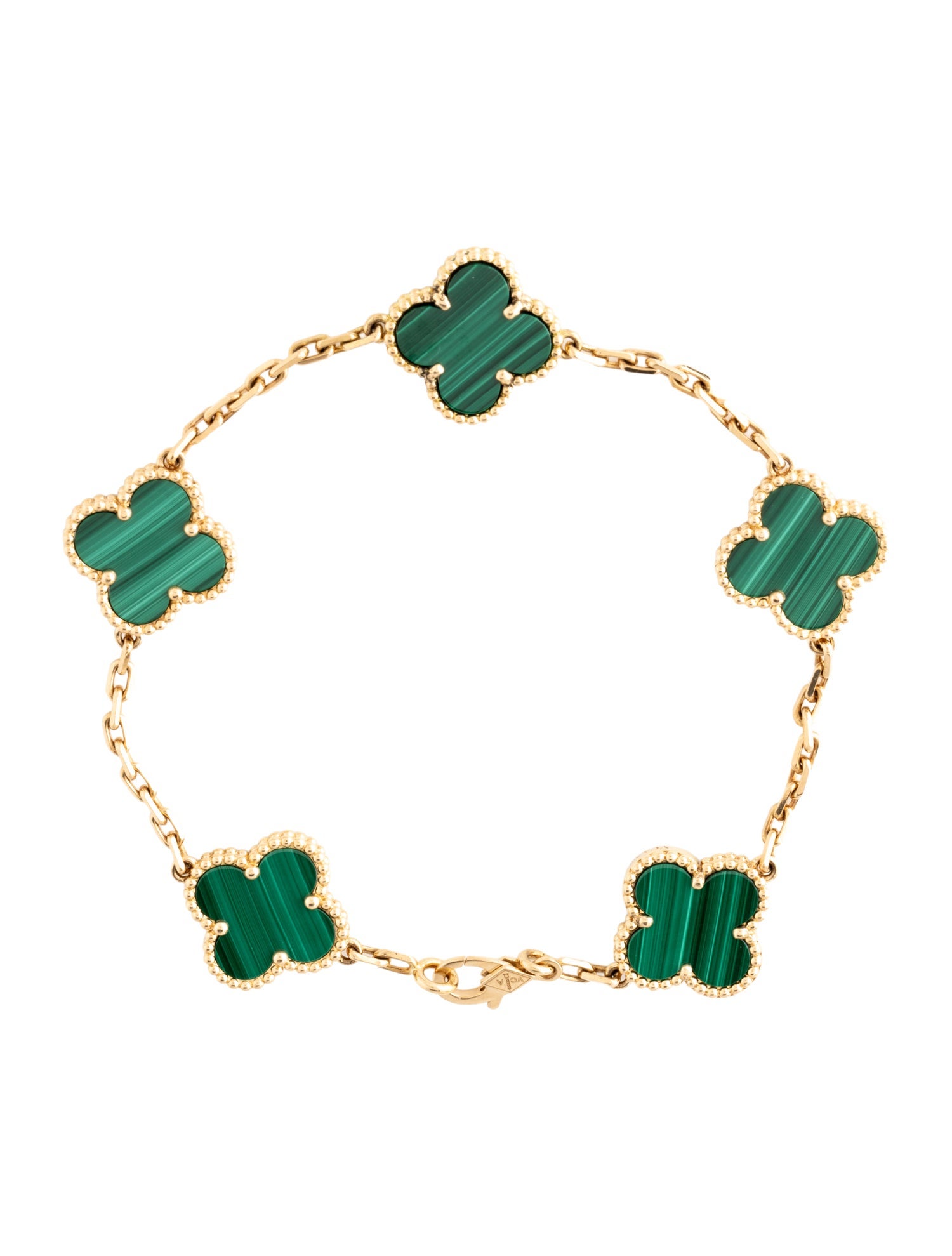 Van Cleef & Arpels Vintage Alhambra Bracelet, 5 Motifs