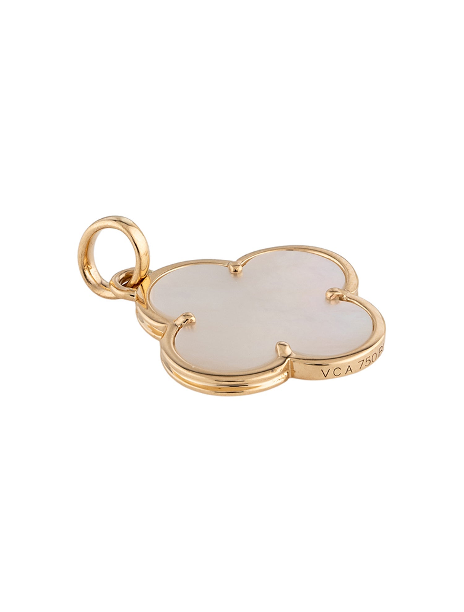 Van Cleef & Arpels Mother of Pearl Magic Alhambra Charm Pendant
