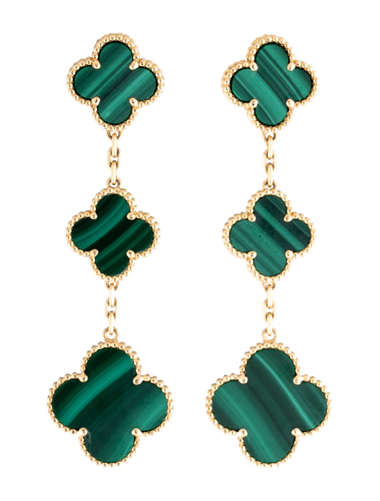 Van Cleef & Arpels Magic Alhambra Earrings, 3 Motifs