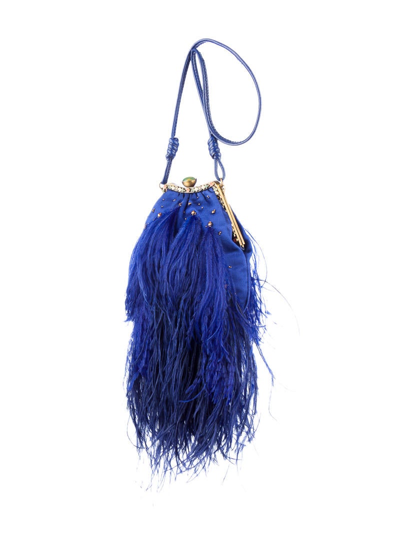 Valentino Ostrich Feather Bag