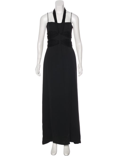 Valentino Sleeveless Maxi Gown Black