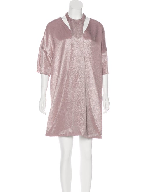 Valentino Metallic Shift Dress