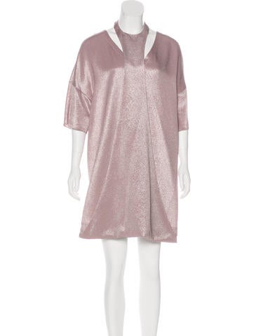Valentino Dresses Metallic Shift Dress Us4, It40 | S