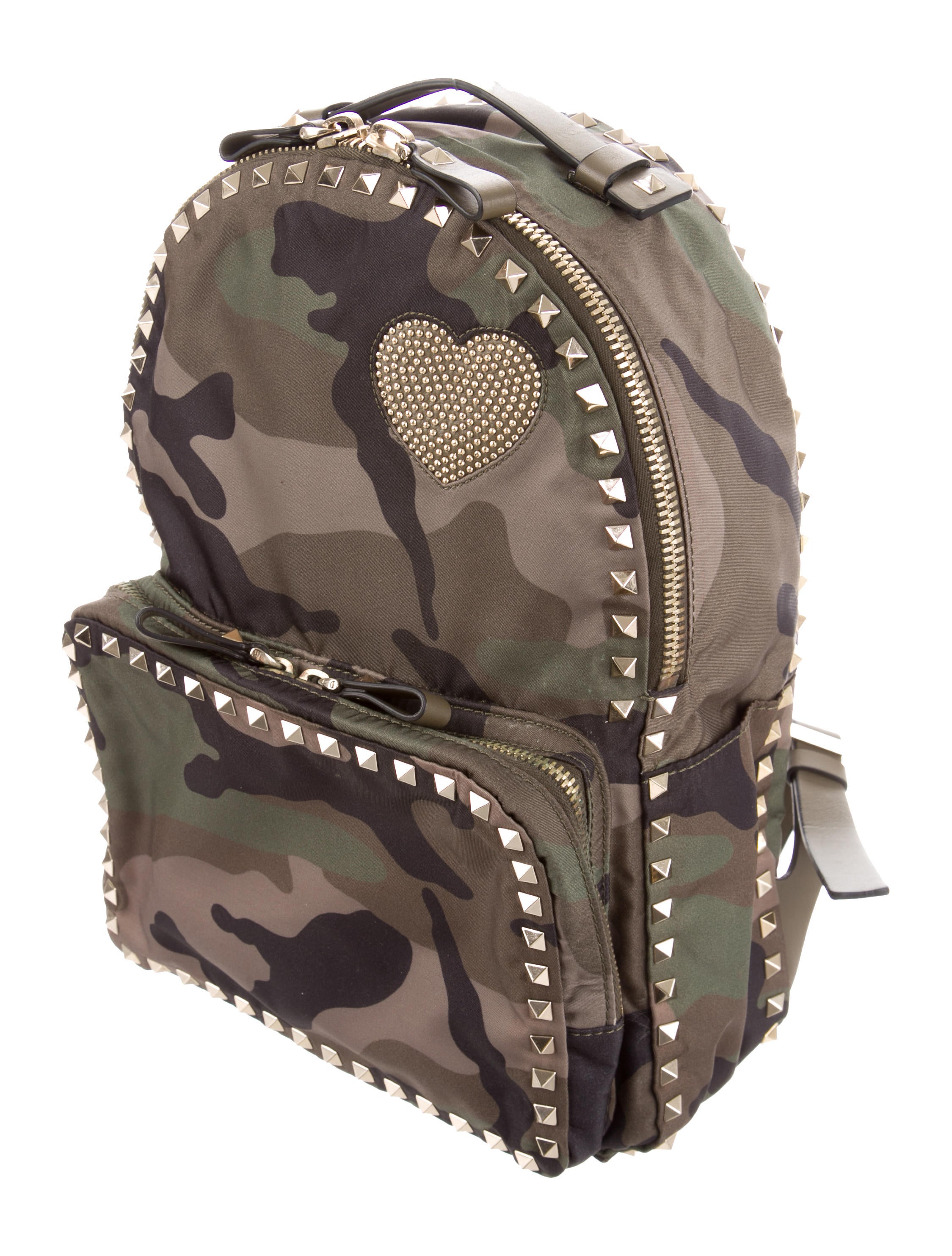 Valentino Camouflage Rockstud Backpack