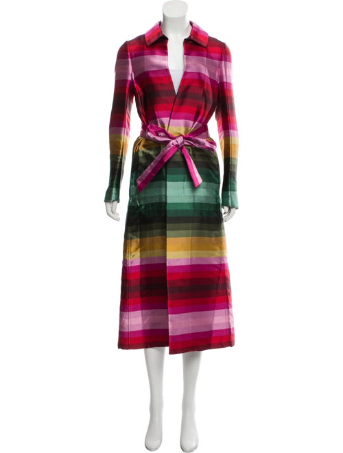 Valentino Valentino 2019 Silk Wrap Coat Red