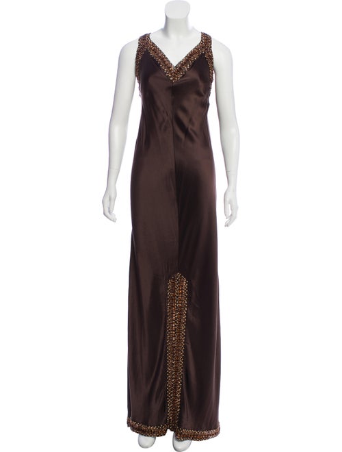 Valentino Silk Embellished Gown
