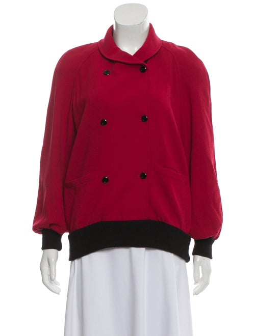 Valentino Shawl Collar Casual Jacket Black