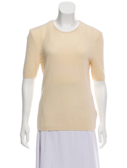 Valentino Wool Short Sleeve Sweater wool