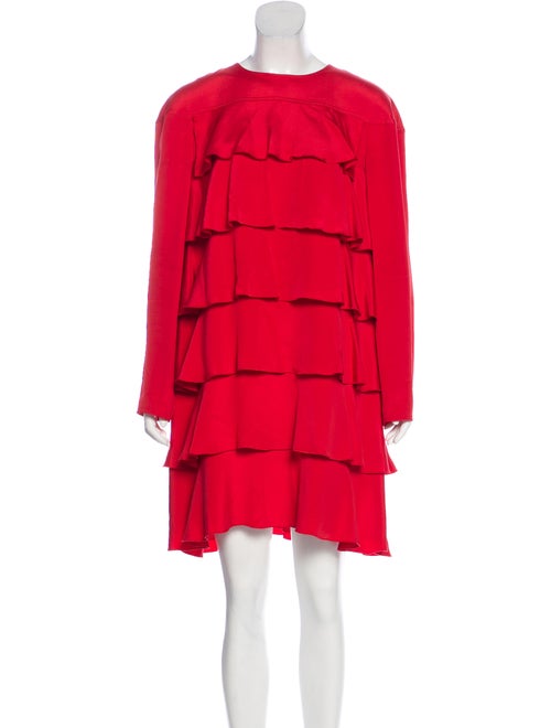 Valentino Silk Ruffled Dress