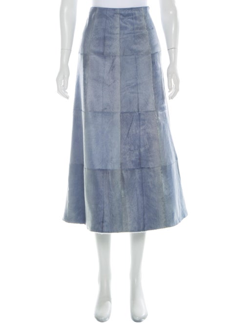Valentino Midi Length Skirt Blue