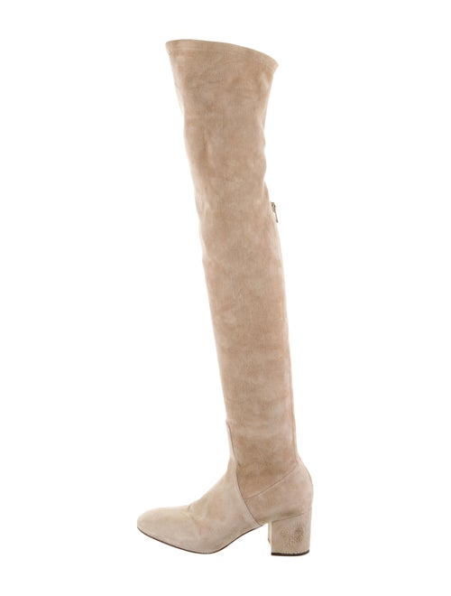Valentino Suede Knee-High Boots