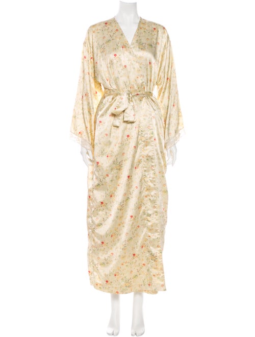 Valentino Floral Print Robe
