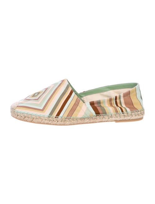 Valentino Printed Round-Toes Espadrilles Brown