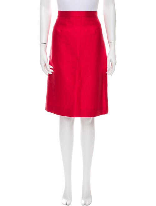 Valentino Knee-Length Skirt Red