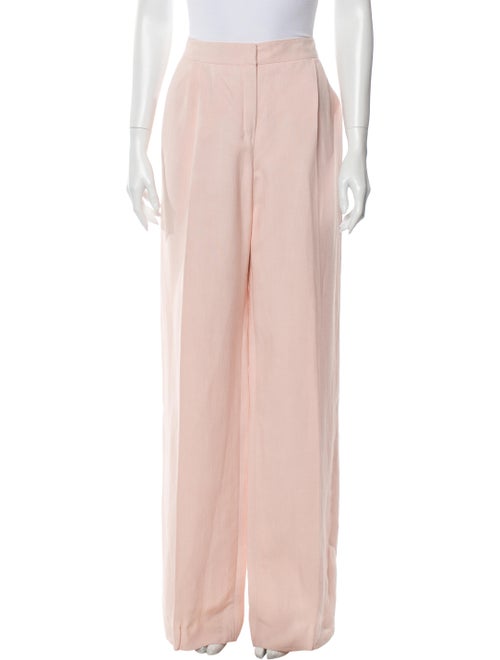 Valentino Linen Wide Leg Pants w/ Tags Pink