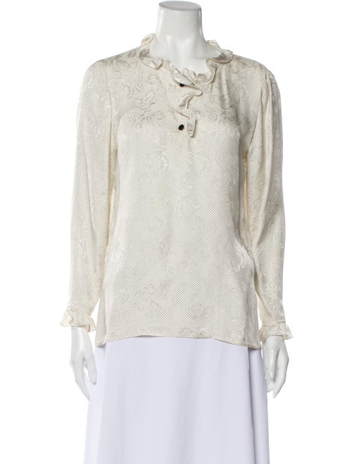 Valentino Silk Printed Blouse
