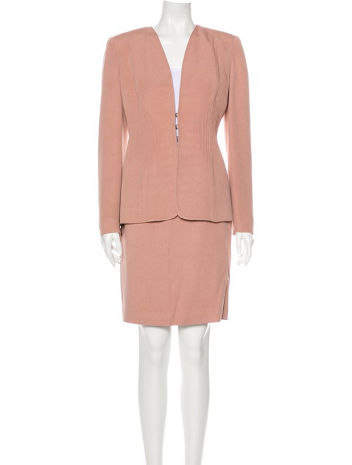Valentino Skirt Suit Purple