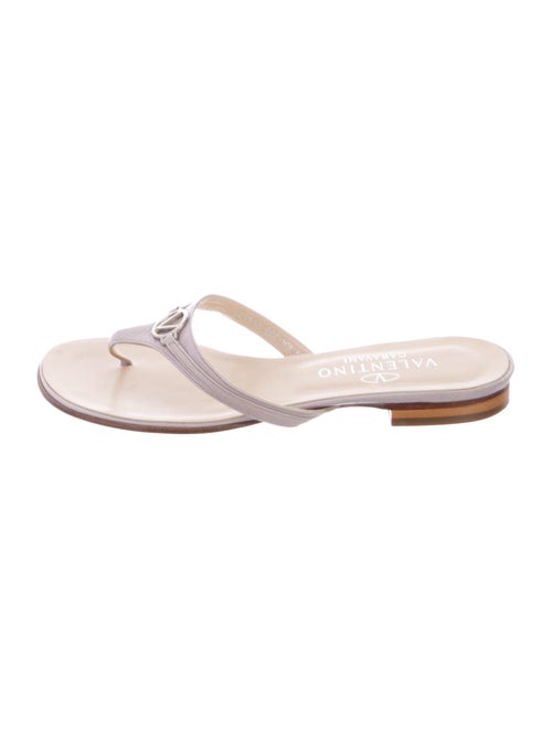 Valentino Leather Thong Sandals
