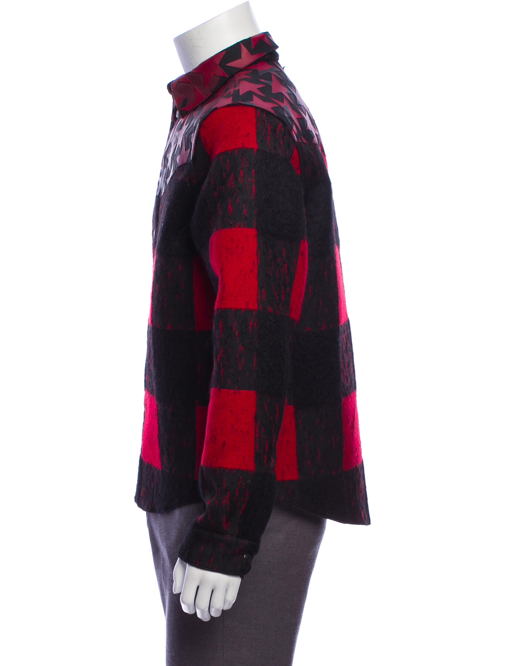 Valentino Stars & Check Shirt Jacket