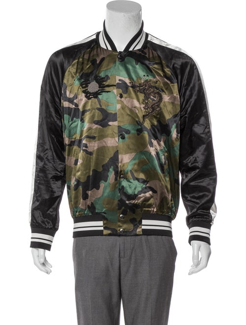 Valentino Camouflage Souvenir Jacket olive