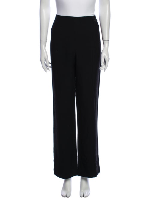 Valentino Wide Leg Pants Black