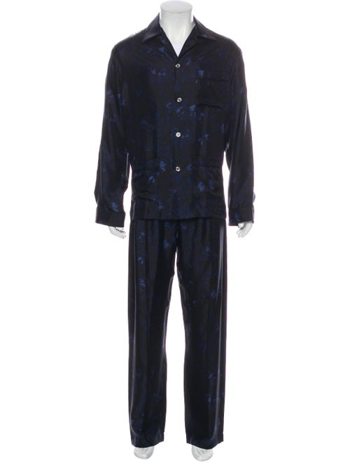 Valentino Silk Pajama Set black