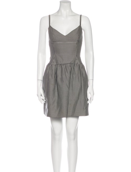 Valentino Houndstooth Print Mini Dress