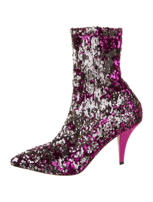 Valentino Sock Boots Purple