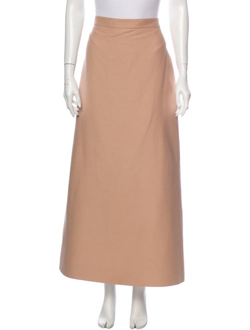 Valentino Virgin Wool Long Skirt Wool
