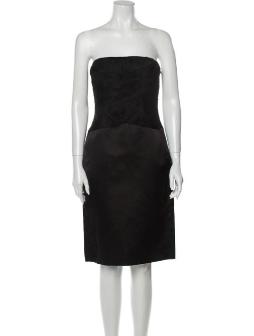 Valentino Silk Mini Dress Black