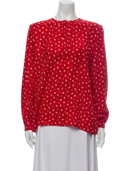 Valentino Silk Printed Blouse