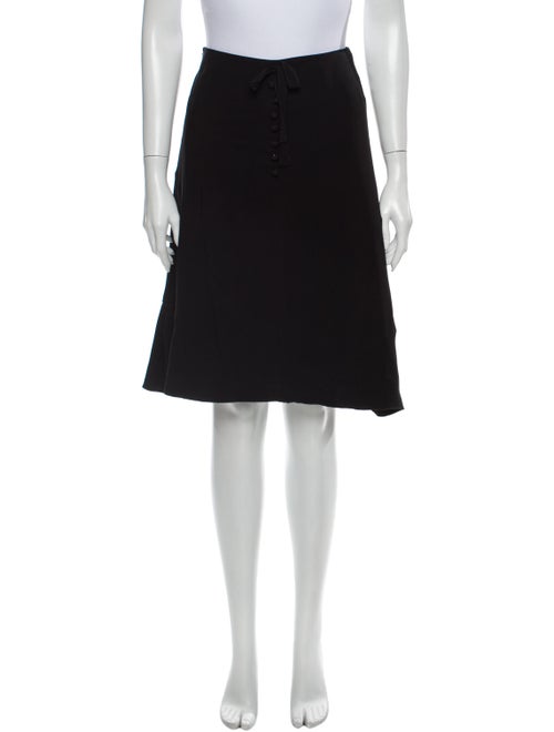 Valentino Knee-Length Skirt Black