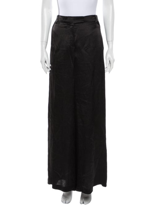 Valentino Wide Leg Pants Black