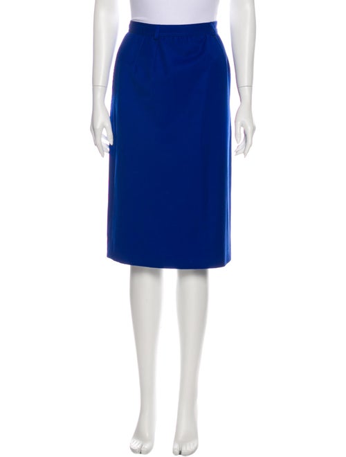 Valentino Vintage Knee-Length Skirt Wool